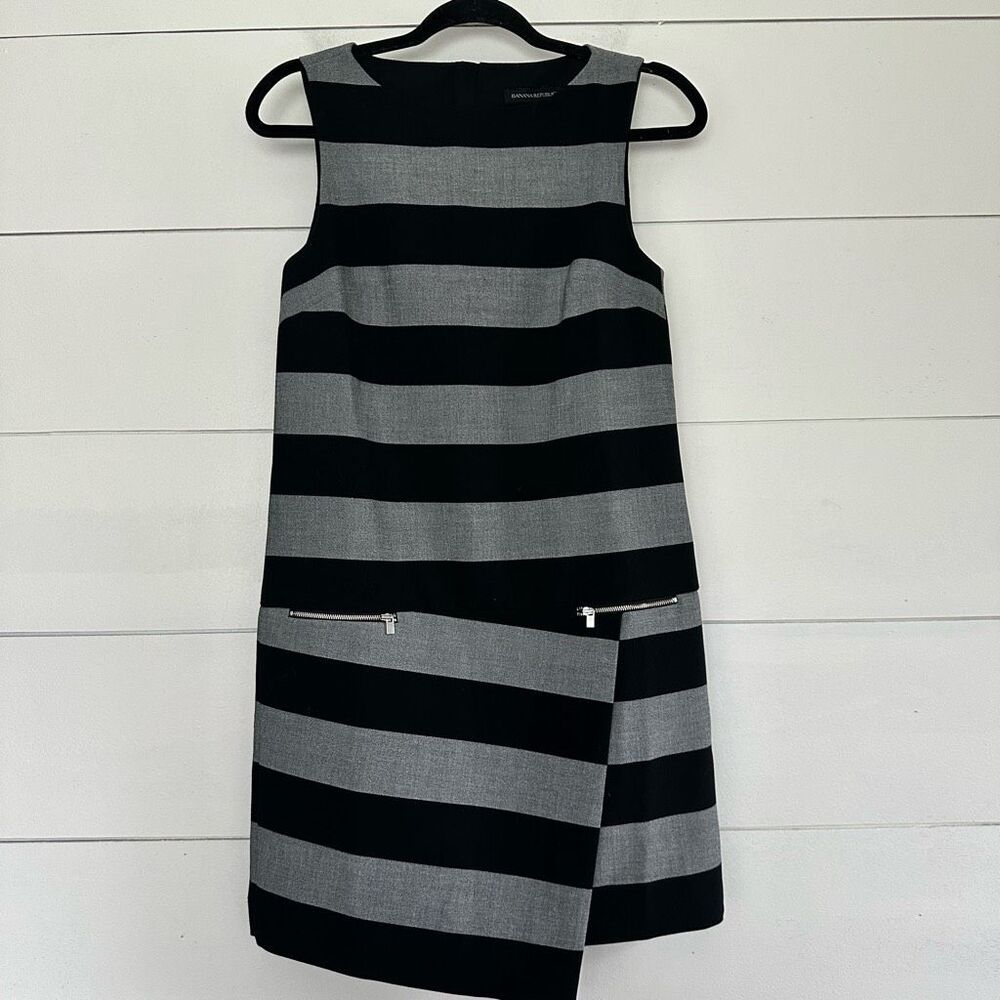 Banana Republic Women’s 0 Striped Career Workwear Dress